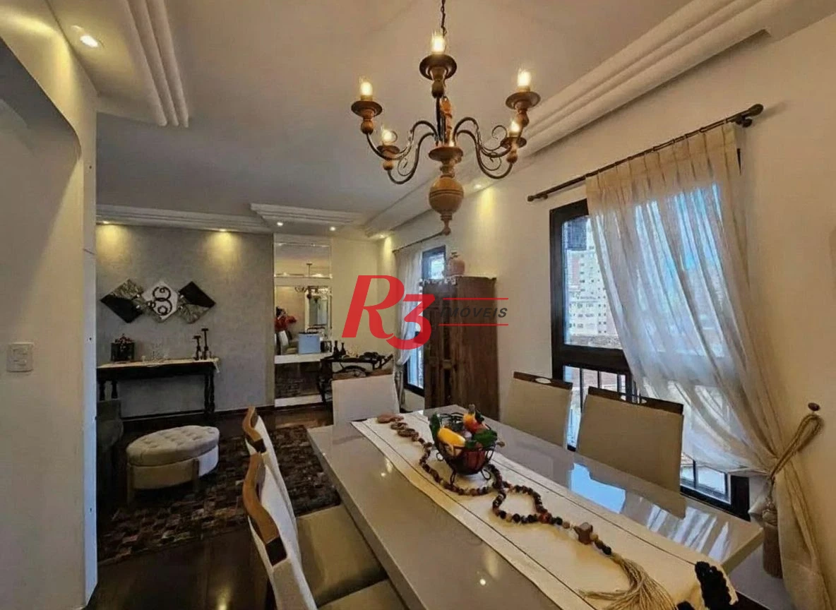 Apartamento com 3 dormitórios à venda, 163 m² por R$ 1.430.000,00 - Ponta da Praia - Santos/SP