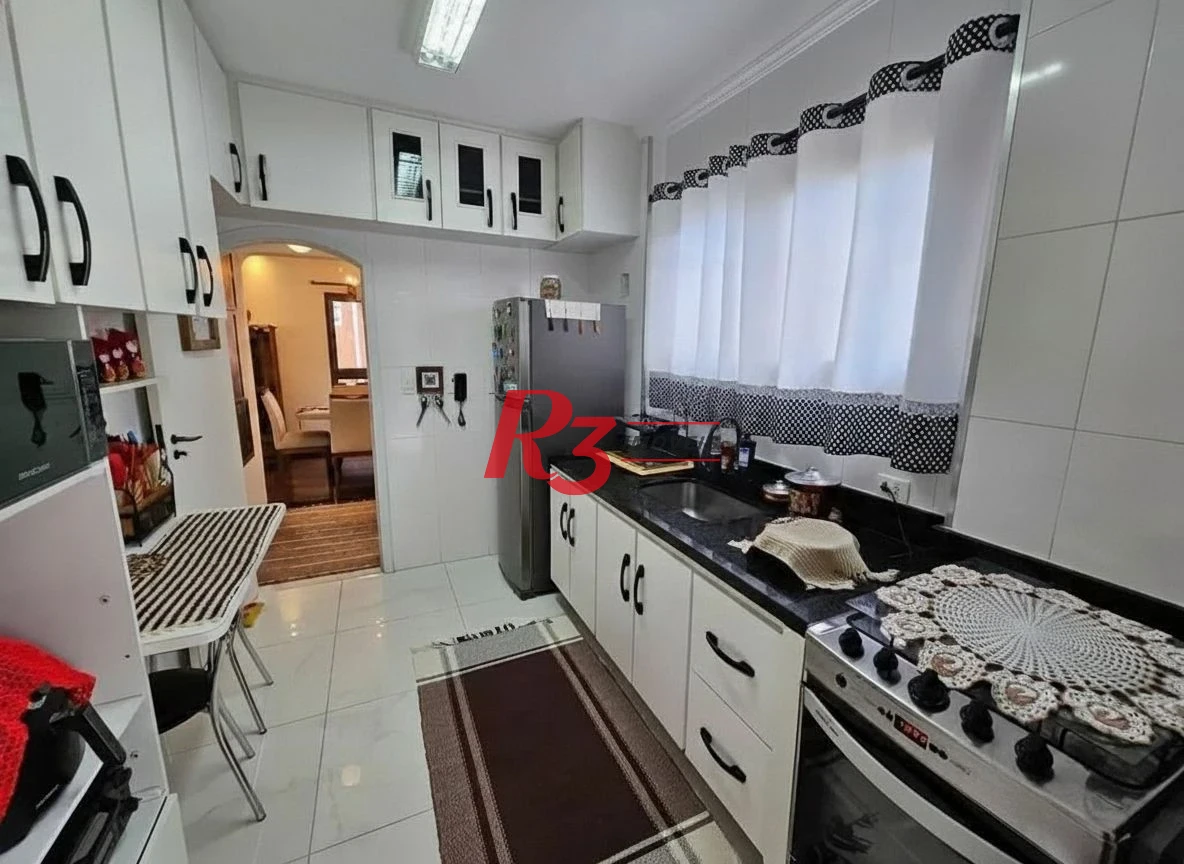 Apartamento com 3 dormitórios à venda, 163 m² por R$ 1.430.000,00 - Ponta da Praia - Santos/SP