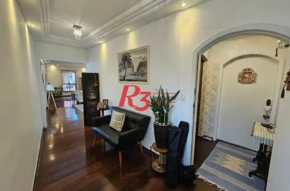 Apartamento com 3 dormitórios à venda, 163 m² por R$ 1.430.000,01 - Ponta da Praia - Santos/SP