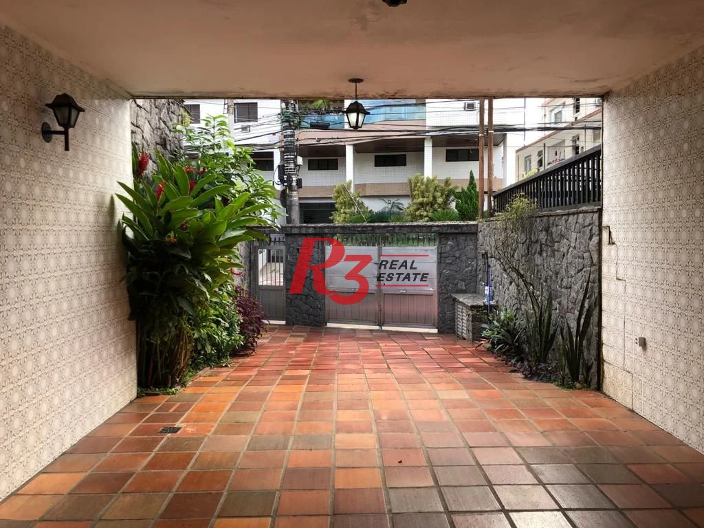 Casa com 4 dormitórios à venda, 200 m² - Boqueirão - Santos/SP