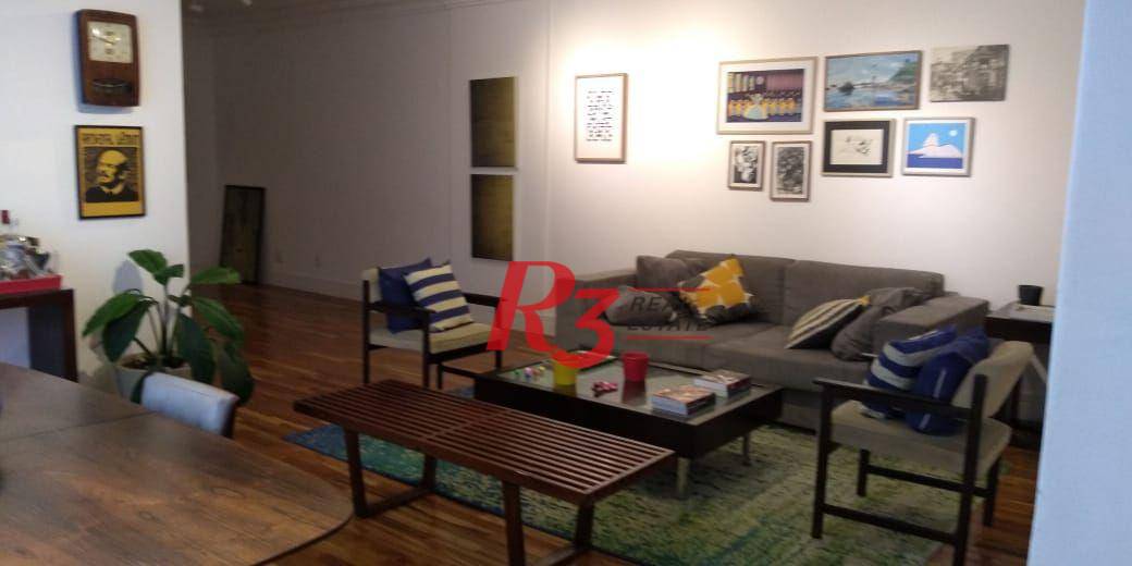 Apartamento com 3 dormitórios à venda, 139 m² por R$ 905.000,00 - Marapé - Santos/SP