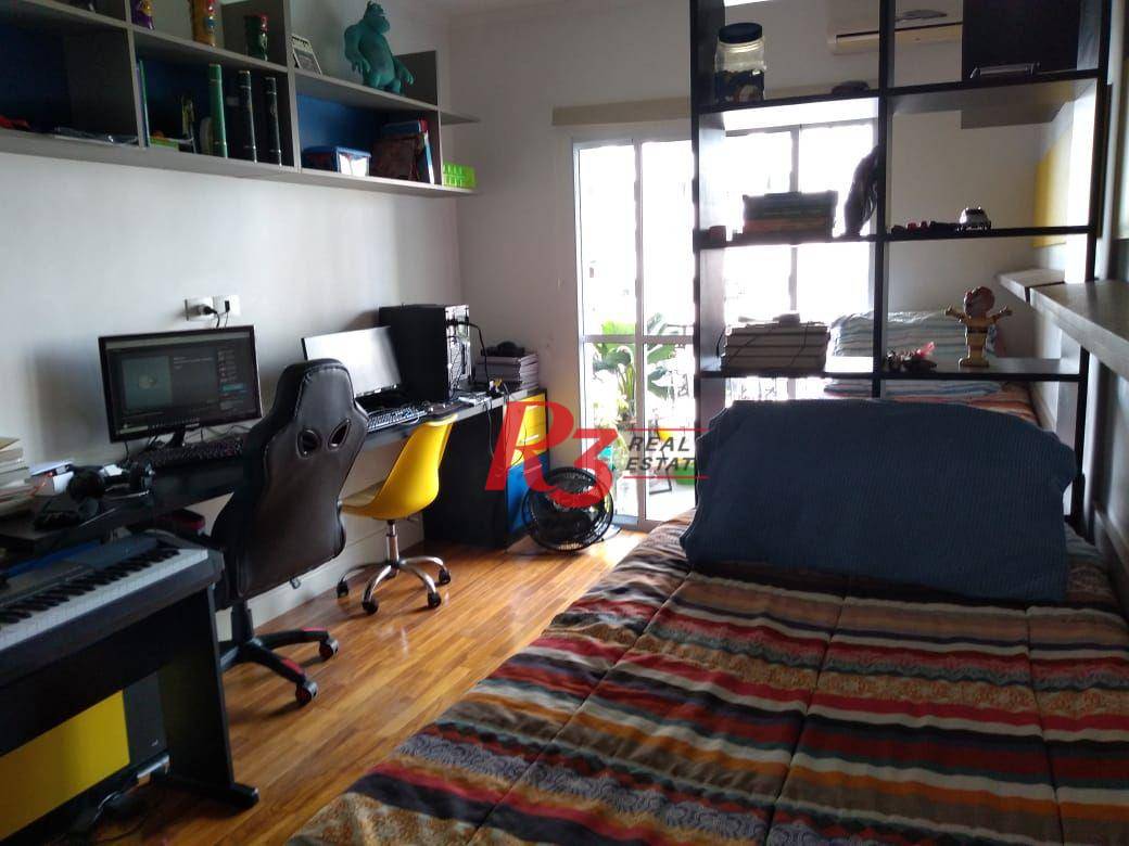 Apartamento com 3 dormitórios à venda, 139 m² por R$ 905.000,00 - Marapé - Santos/SP