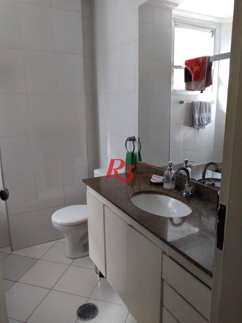 Apartamento com 3 dormitórios à venda, 139 m² por R$ 905.000,00 - Marapé - Santos/SP