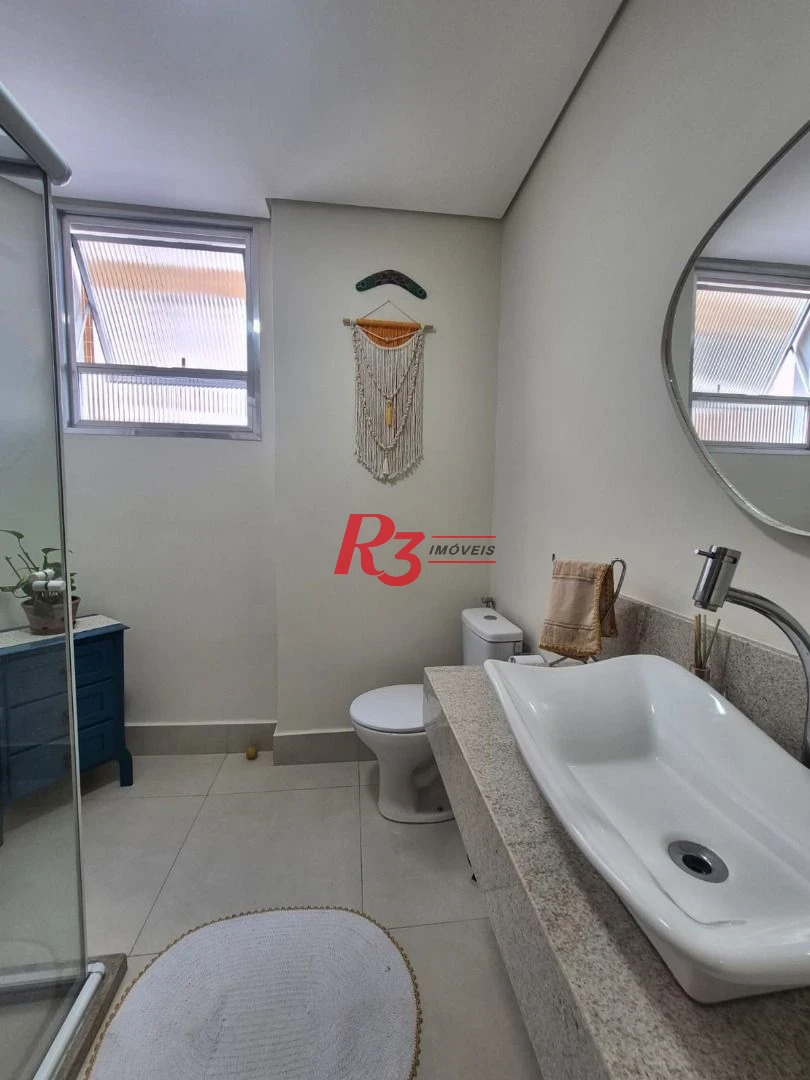 Apartamento com 3 dormitórios à venda, 139 m² por R$ 895.000,00 - Marapé - Santos/SP