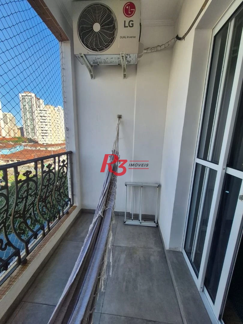 Apartamento com 3 dormitórios à venda, 139 m² por R$ 895.000,00 - Marapé - Santos/SP
