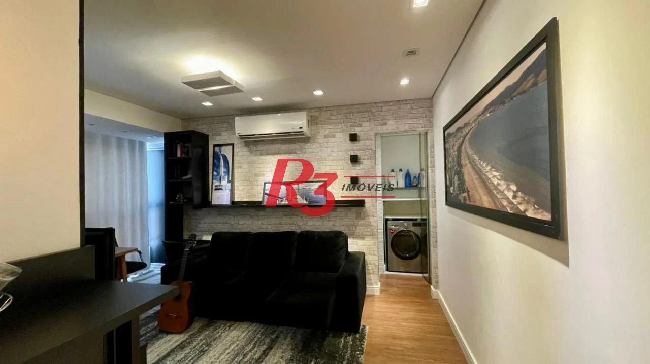 Flat com 1 dormitório, 40 m² - venda por R$ 380.000,00 ou aluguel por R$ 4.000,00/mês - Itararé - São Vicente/SP
