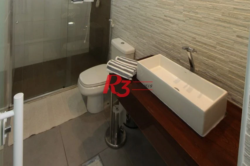 Flat com 1 dormitório, 40 m² - venda por R$ 380.000,00 ou aluguel por R$ 4.000,00/mês - Itararé - São Vicente/SP