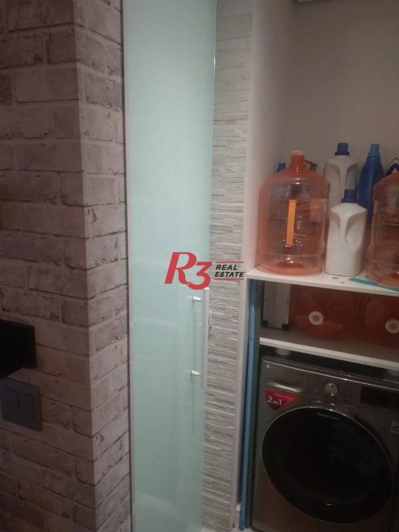 Flat com 1 dormitório, 40 m² - venda por R$ 380.000,00 ou aluguel por R$ 4.400,00/mês - Itararé - São Vicente/SP