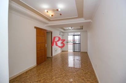Apartamento com 3 dormitórios para alugar, 174 m² por R$ 5.200,00/mês - Aparecida - Santos/SP
