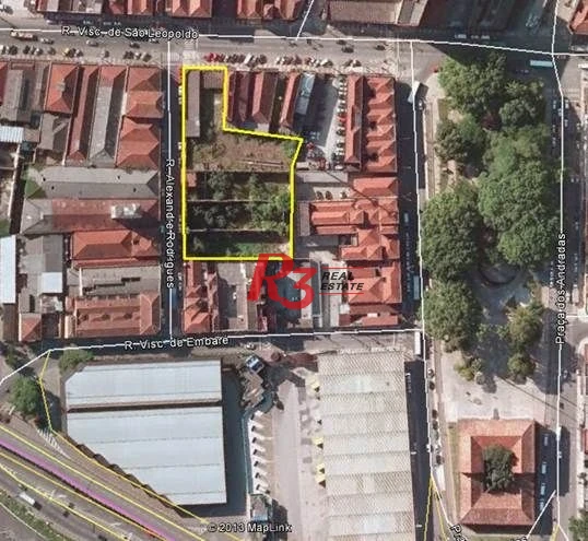 Terreno, 2057 m² - venda ou aluguel - Centro - Santos/SP
