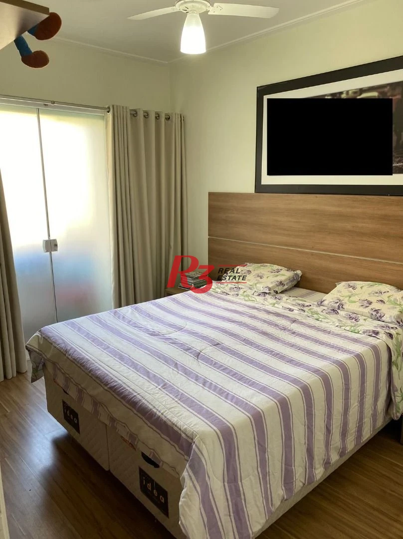 Apartamento com 3 dormitórios à venda, 88 m² por R$ 390.000,00 - Marapé - Santos/SP