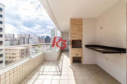Apartamento com 3 dormitórios à venda, 139 m² por R$ 939.645,00 - Canto do Forte - Praia Grande/SP