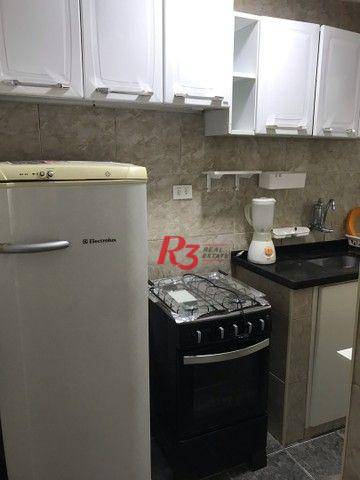 Apartamento com 1 dormitório à venda, 49 m² por R$ 475.000,00 - Aparecida - Santos/SP