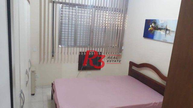 Apartamento com 1 dormitório à venda, 49 m² por R$ 475.000,00 - Aparecida - Santos/SP