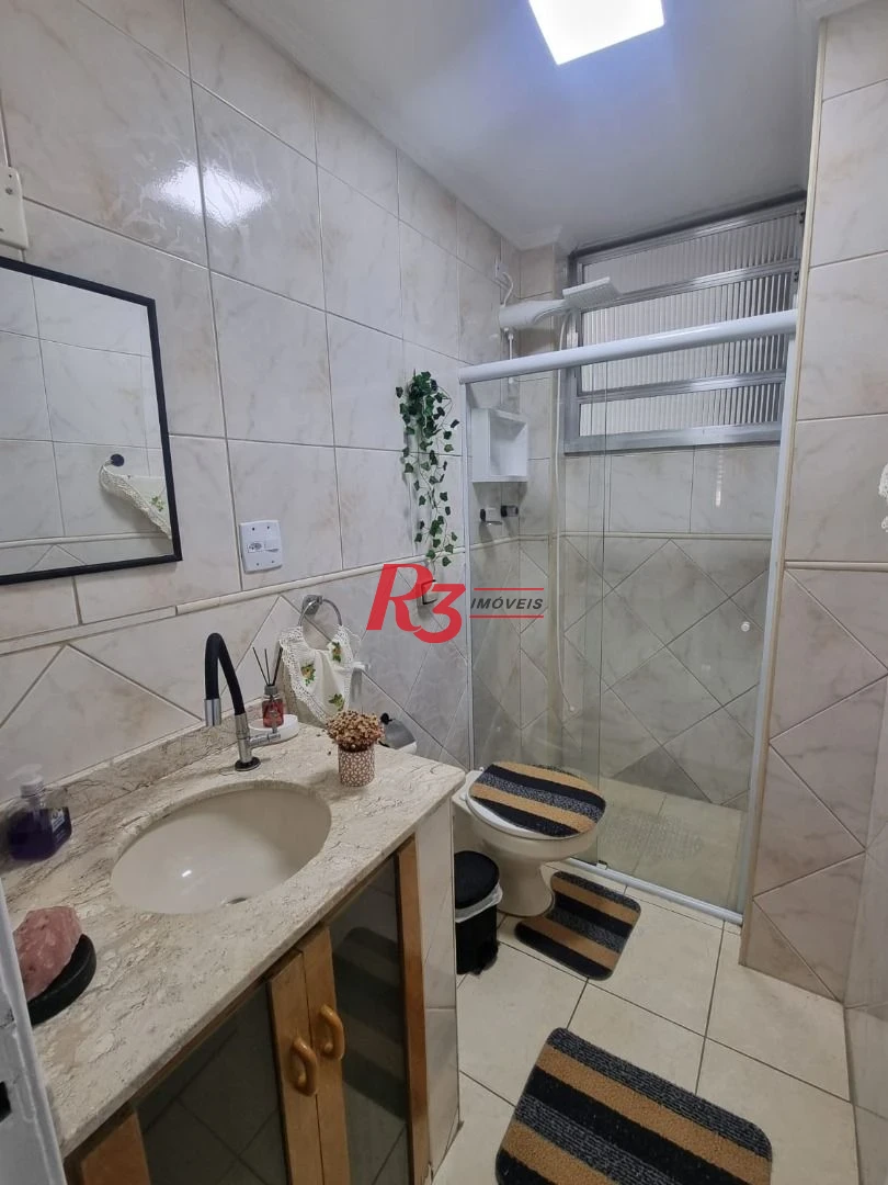 Apartamento com 1 dormitório à venda, 49 m² por R$ 475.000,00 - Aparecida - Santos/SP