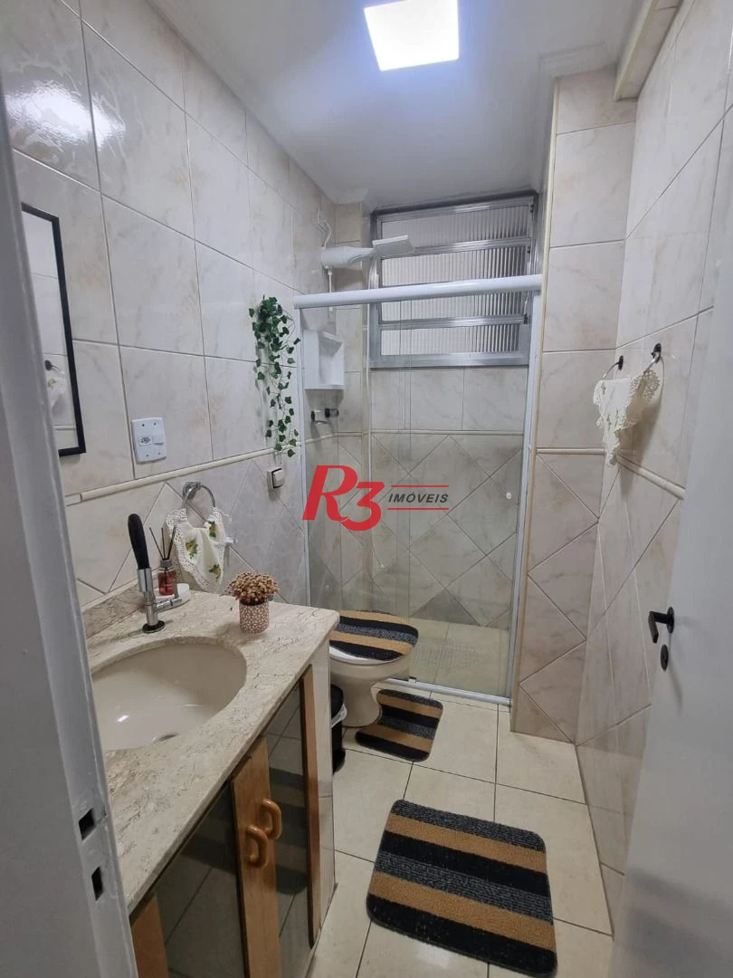 Apartamento com 1 dormitório à venda, 49 m² por R$ 475.000,00 - Aparecida - Santos/SP