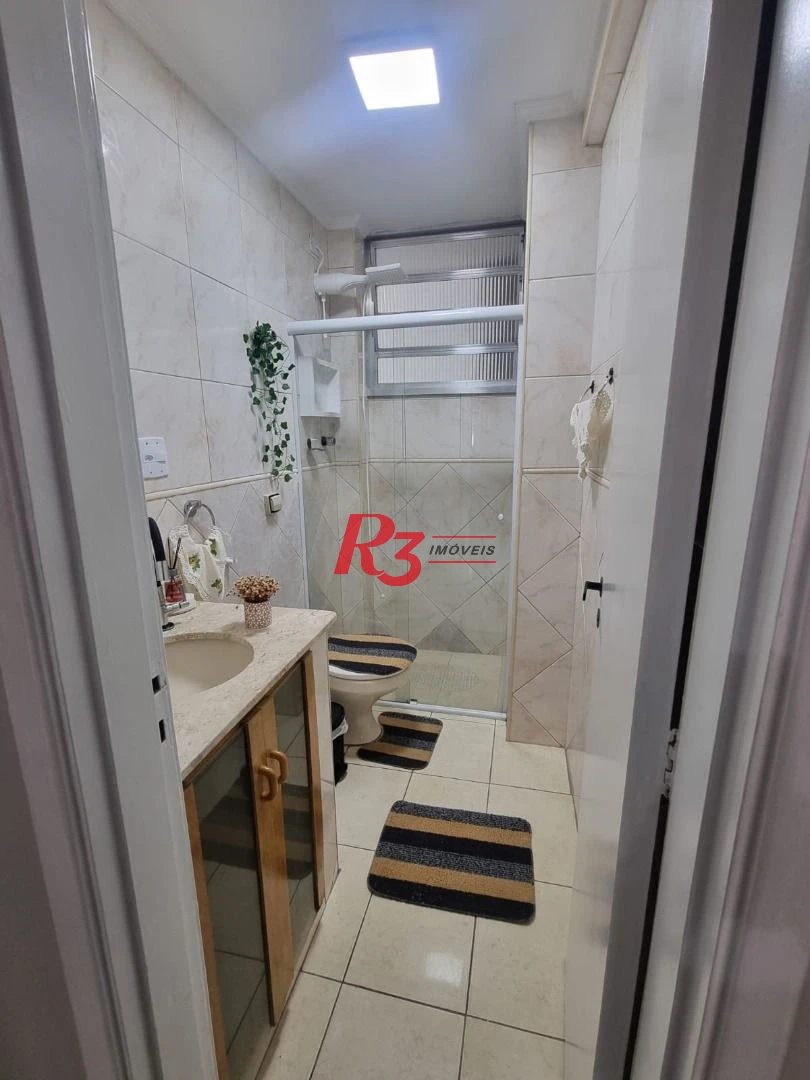 Apartamento com 1 dormitório à venda, 49 m² por R$ 475.000,00 - Aparecida - Santos/SP