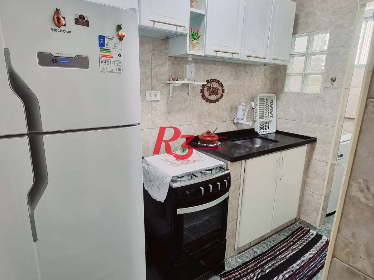 Apartamento com 1 dormitório à venda, 49 m² por R$ 475.000,00 - Aparecida - Santos/SP