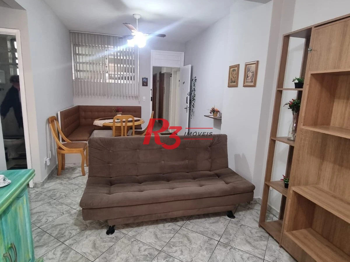 Apartamento com 1 dormitório à venda, 49 m² por R$ 475.000,00 - Aparecida - Santos/SP