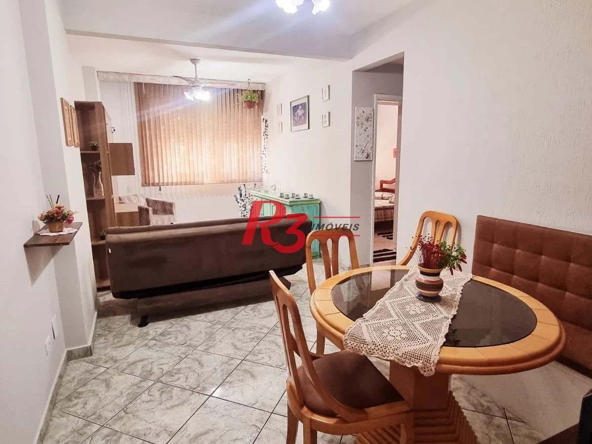 Apartamento com 1 dormitório à venda, 49 m² por R$ 475.000,00 - Aparecida - Santos/SP