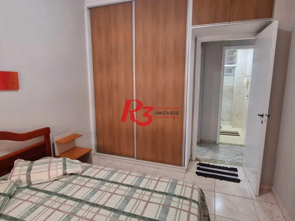 Apartamento com 1 dormitório à venda, 49 m² por R$ 475.000,00 - Aparecida - Santos/SP