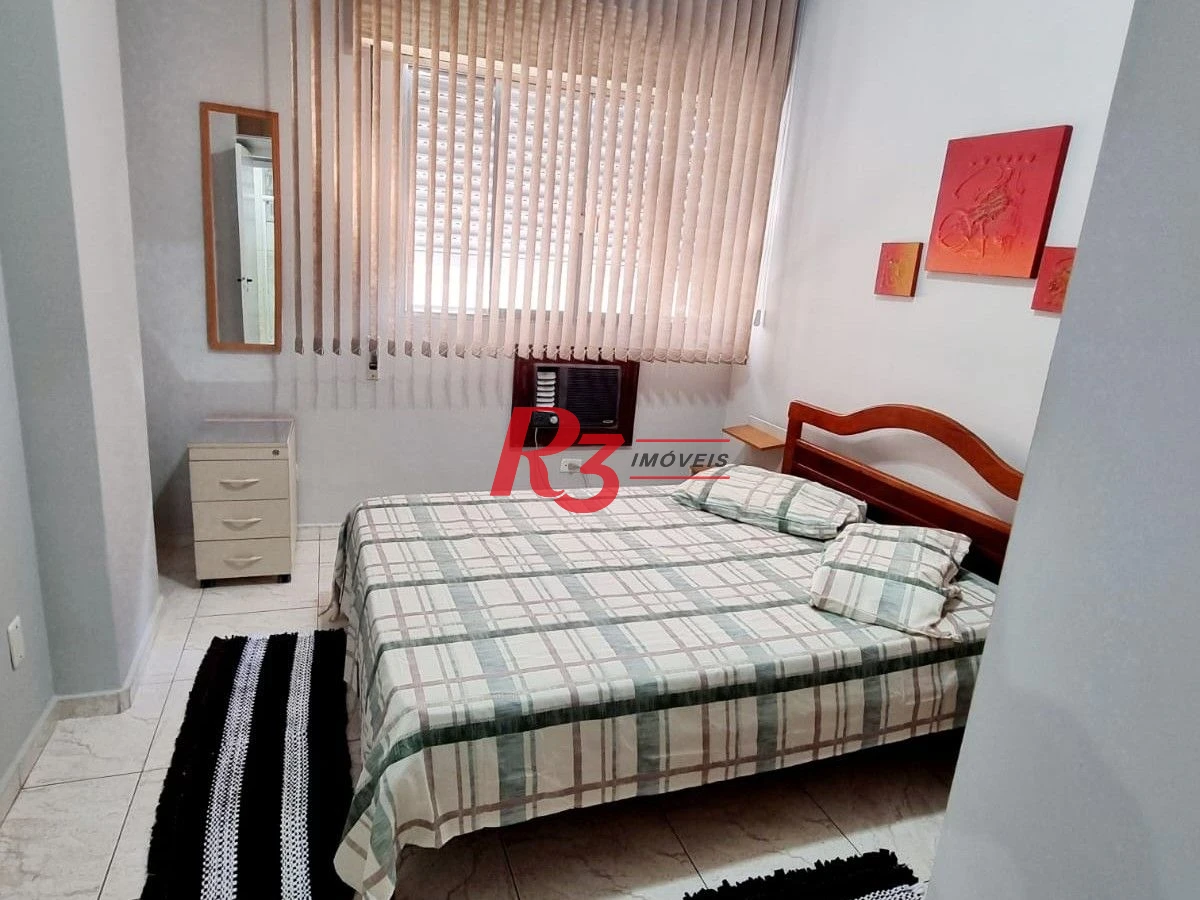 Apartamento com 1 dormitório à venda, 49 m² por R$ 475.000,00 - Aparecida - Santos/SP