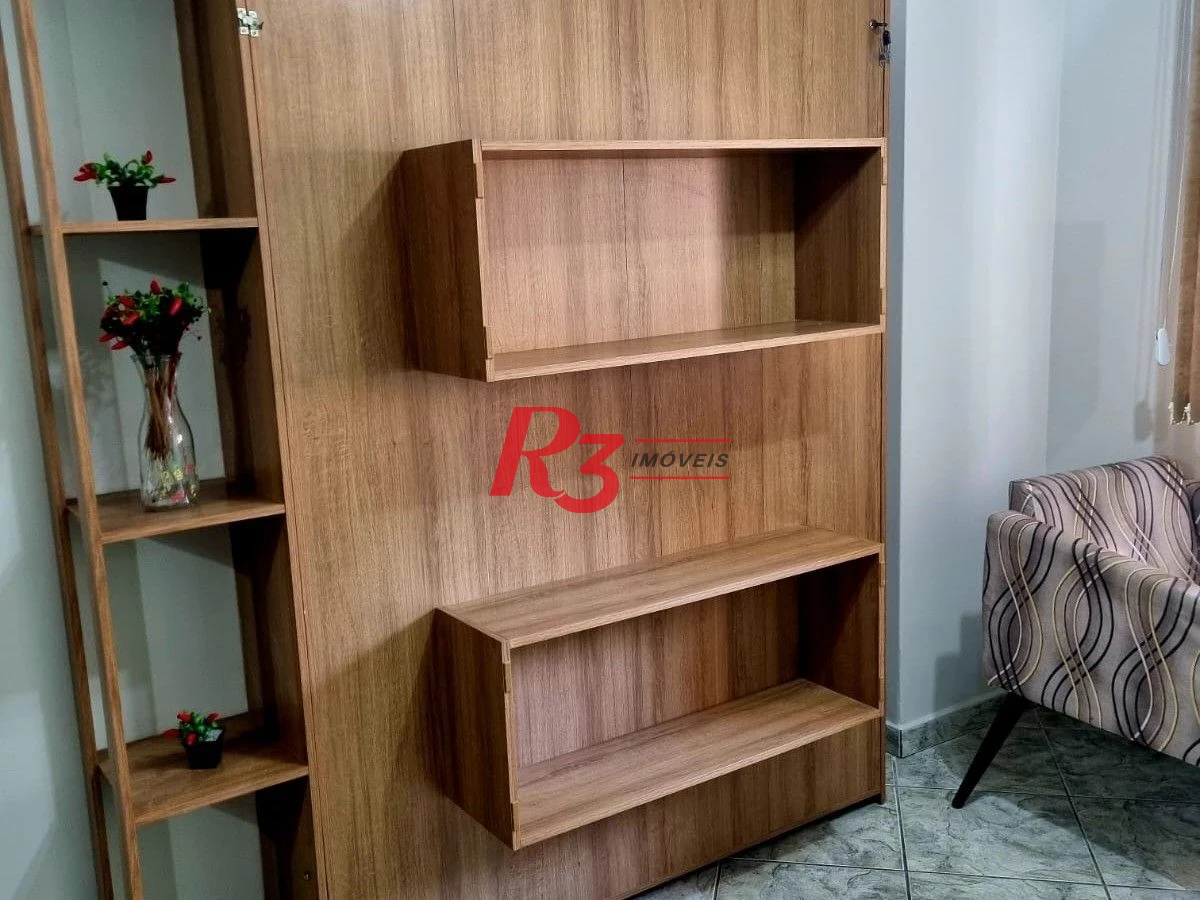 Apartamento com 1 dormitório à venda, 49 m² por R$ 475.000,00 - Aparecida - Santos/SP