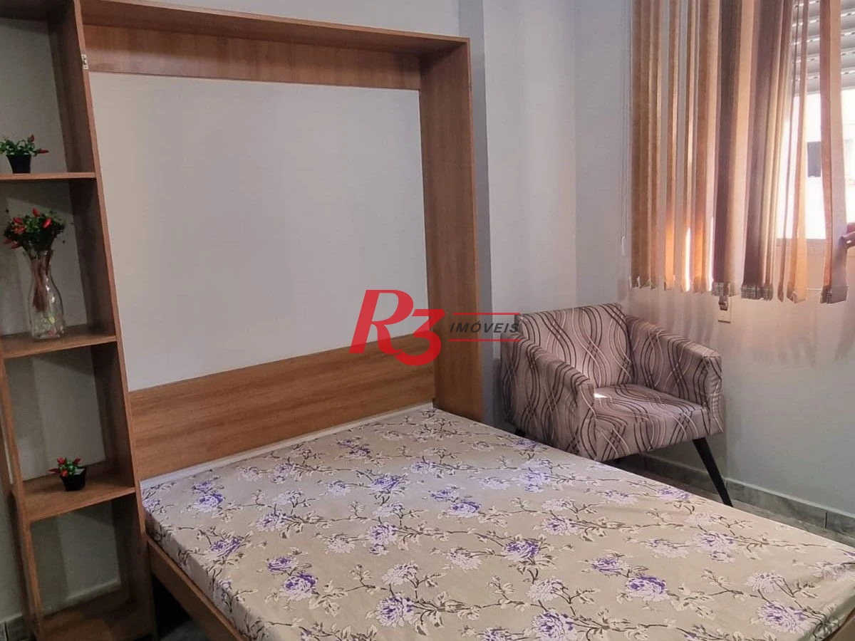 Apartamento com 1 dormitório à venda, 49 m² por R$ 475.000,00 - Aparecida - Santos/SP