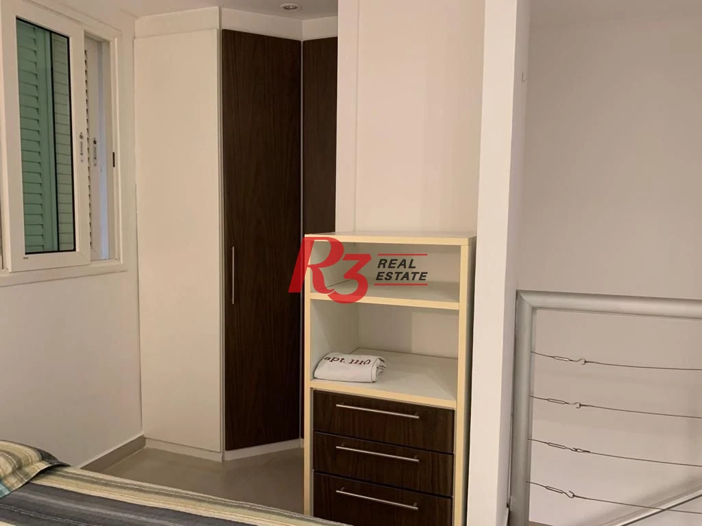 Loft com 1 dormitório, 69 m² - venda ou aluguel - Gonzaga - Santos/SP
