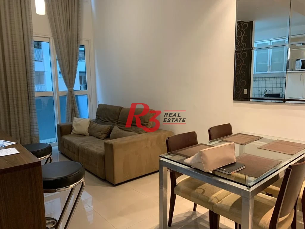 Loft com 1 dormitório, 69 m² - venda ou aluguel - Gonzaga - Santos/SP