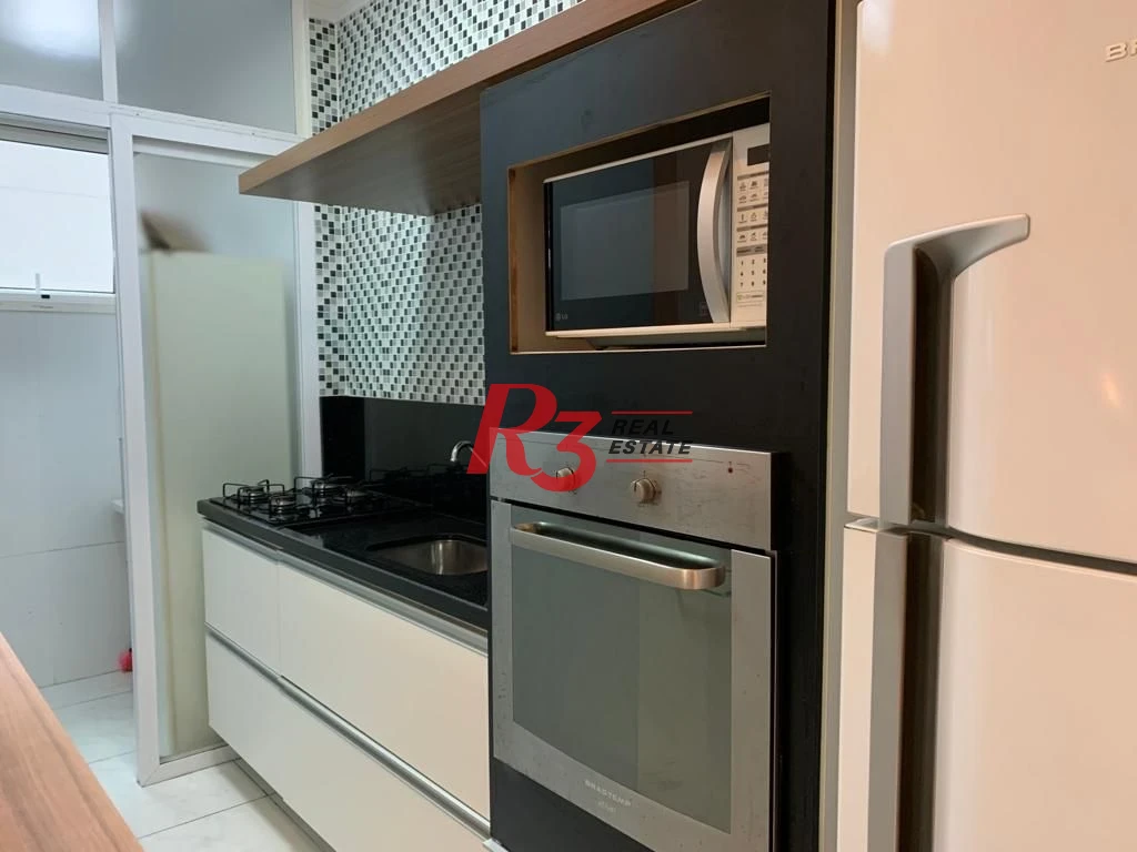 Loft com 1 dormitório, 69 m² - venda ou aluguel - Gonzaga - Santos/SP
