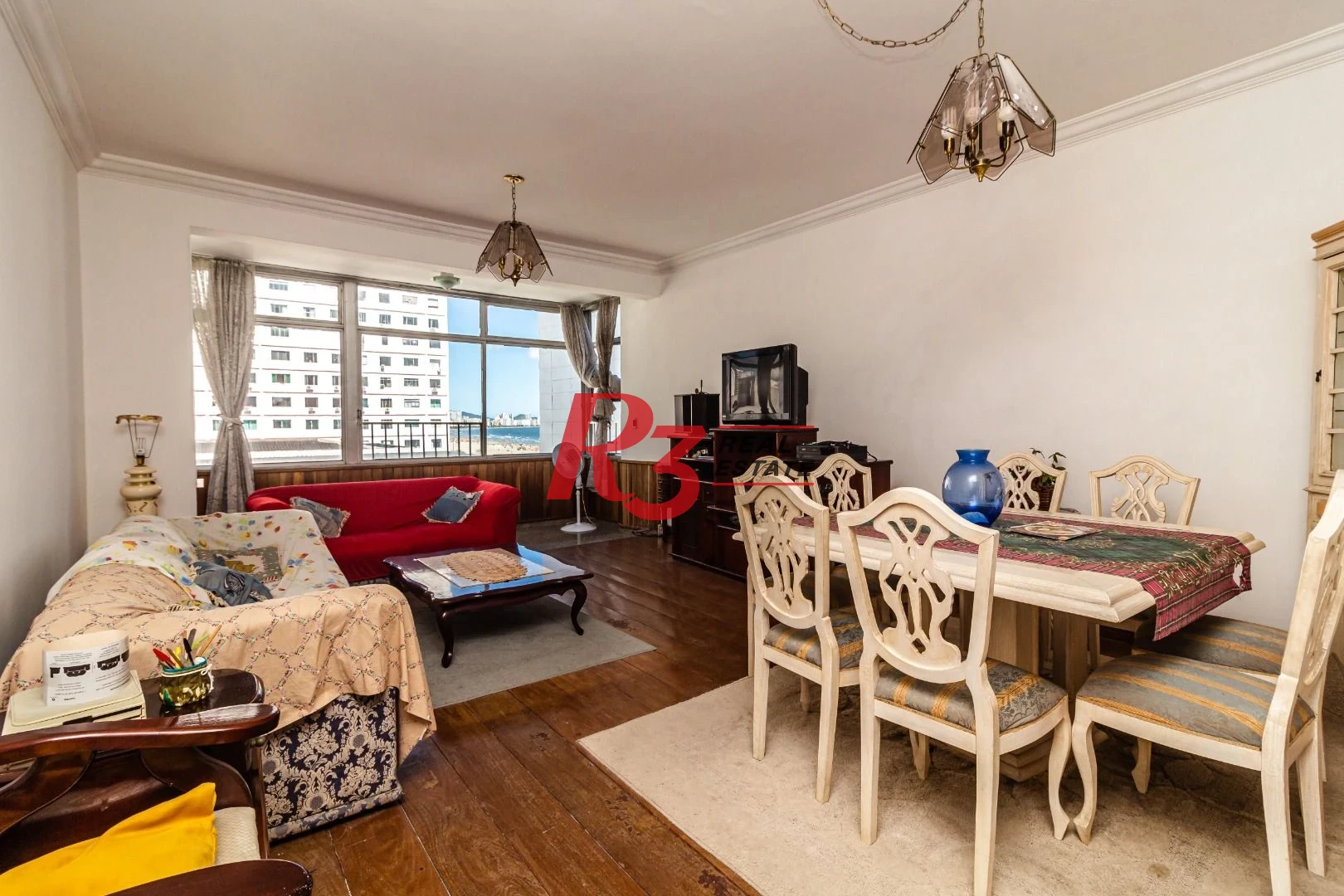Apartamento com 3 dormitórios à venda, 207 m² - José Menino - Santos/SP