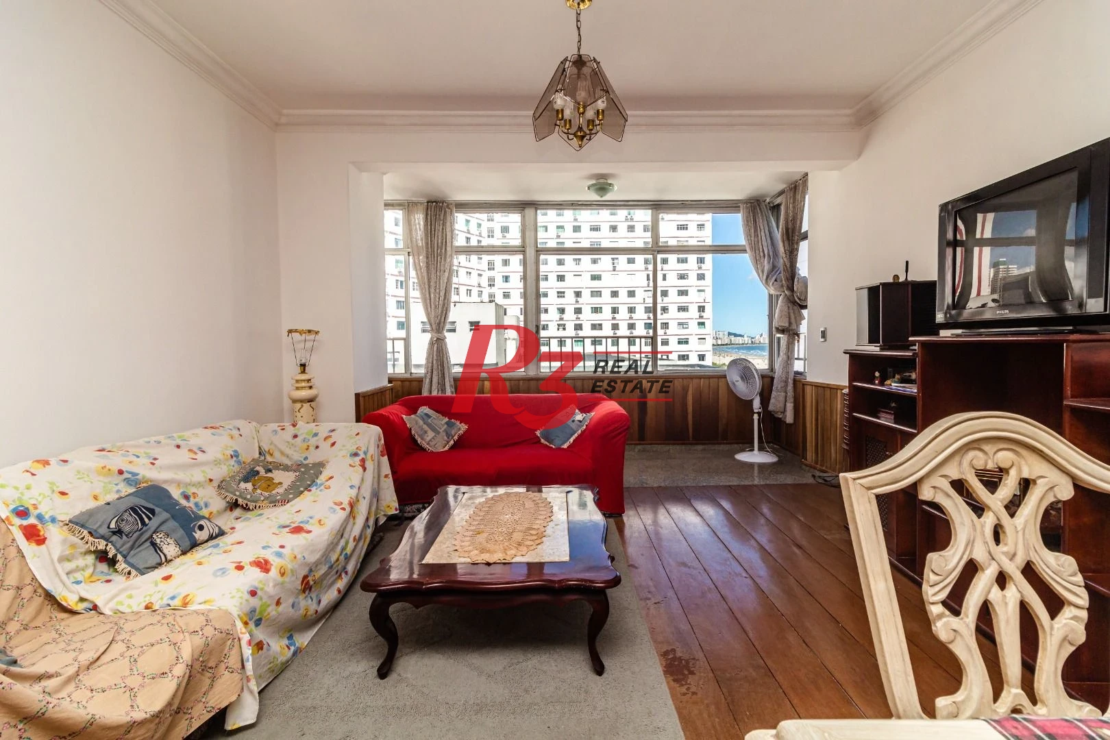 Apartamento com 3 dormitórios à venda, 207 m² - José Menino - Santos/SP