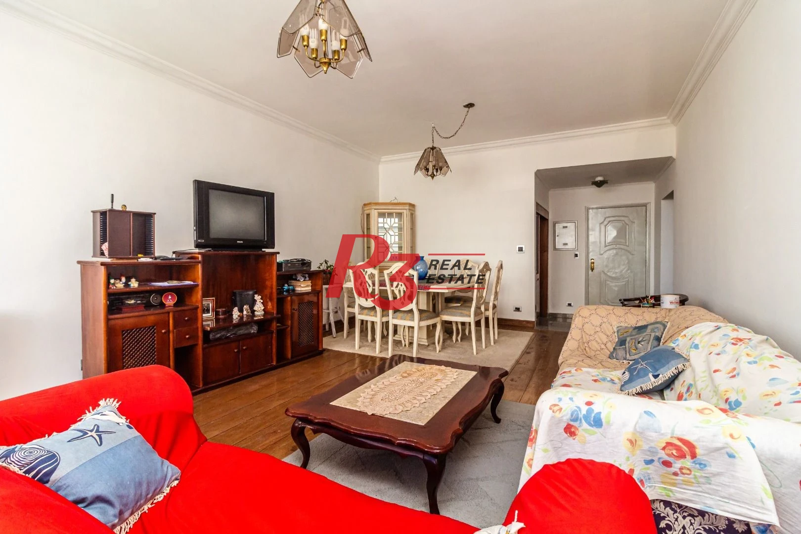 Apartamento com 3 dormitórios à venda, 207 m² - José Menino - Santos/SP