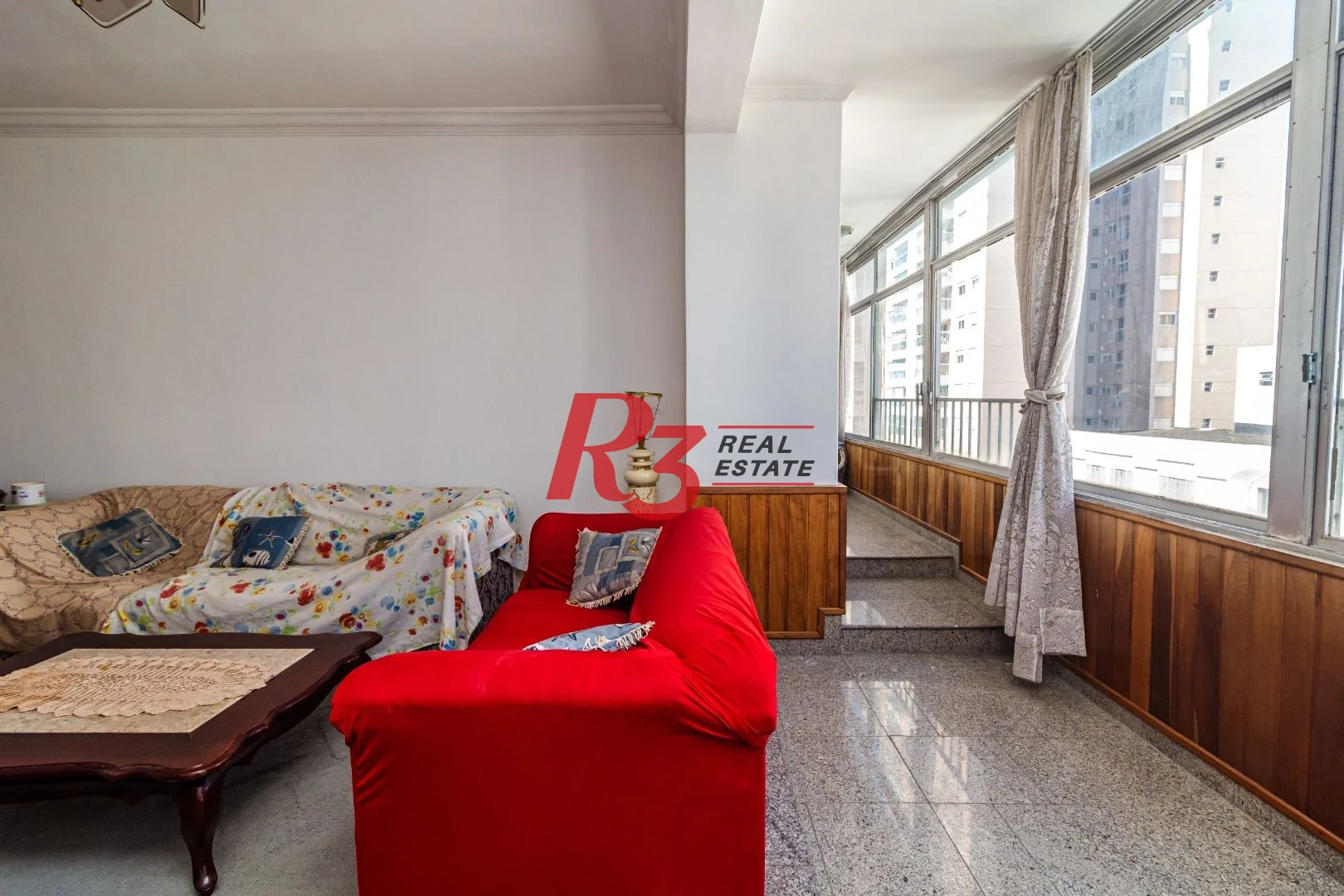 Apartamento com 3 dormitórios à venda, 207 m² - José Menino - Santos/SP