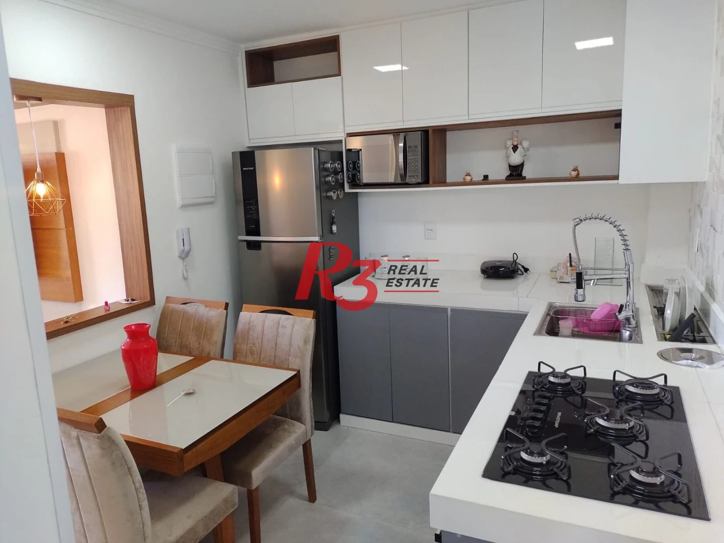 Apartamento à venda, 75 m² por R$ 390.000,00 - Estuário - Santos/SP
