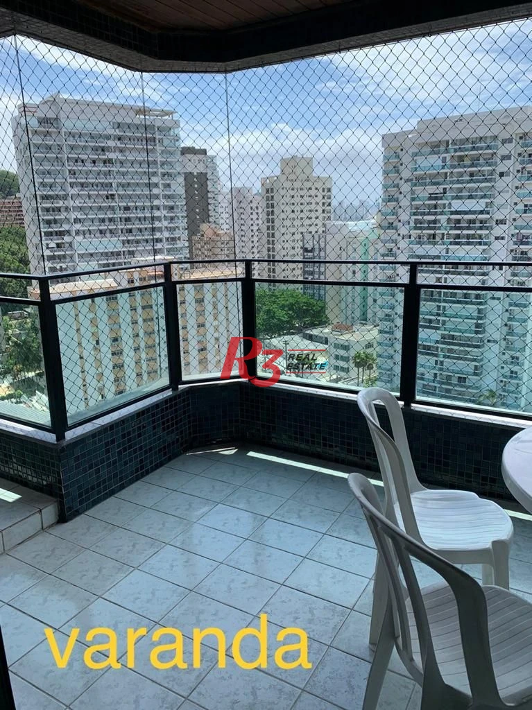 Apartamento com 3 dormitórios à venda, 107 m² - Vila Luis Antônio - Guarujá/SP