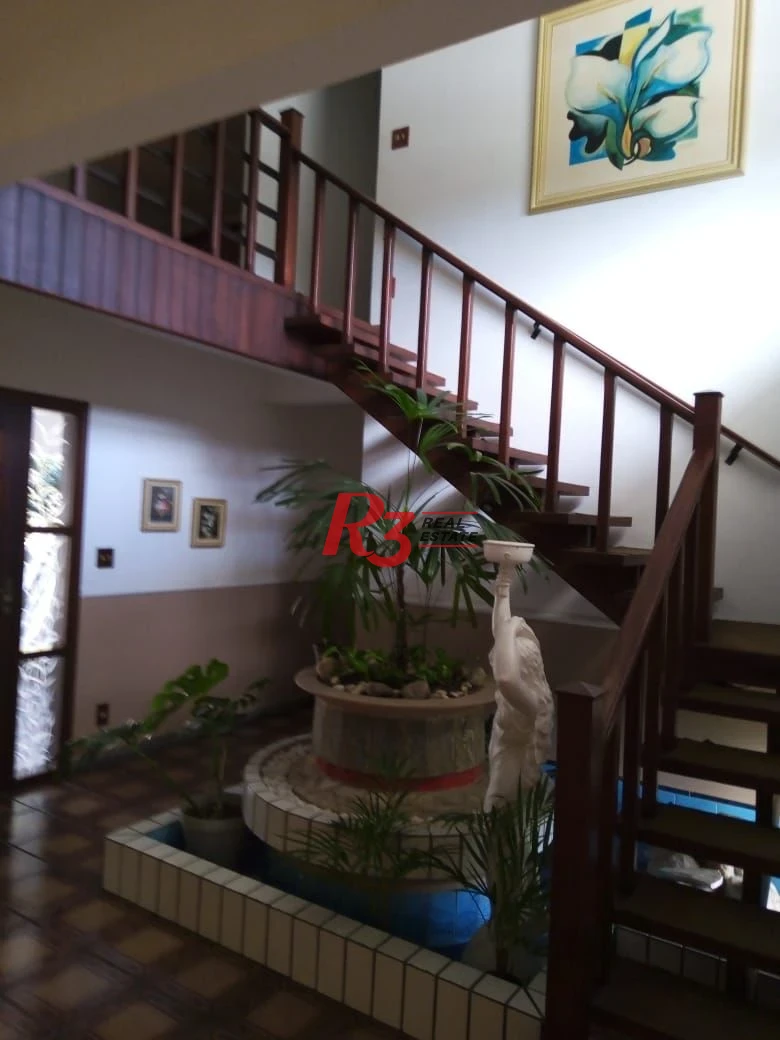 Casa com 4 dormitórios à venda, 376 m² por R$ 2.200.000,00 - Morro de Nova Cintra - Santos/SP