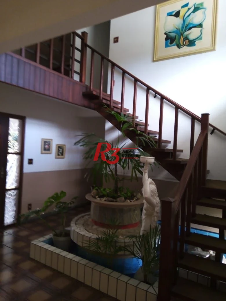 Casa com 4 dormitórios à venda, 376 m² por R$ 2.340.000,00 - Morro de Nova Cintra - Santos/SP