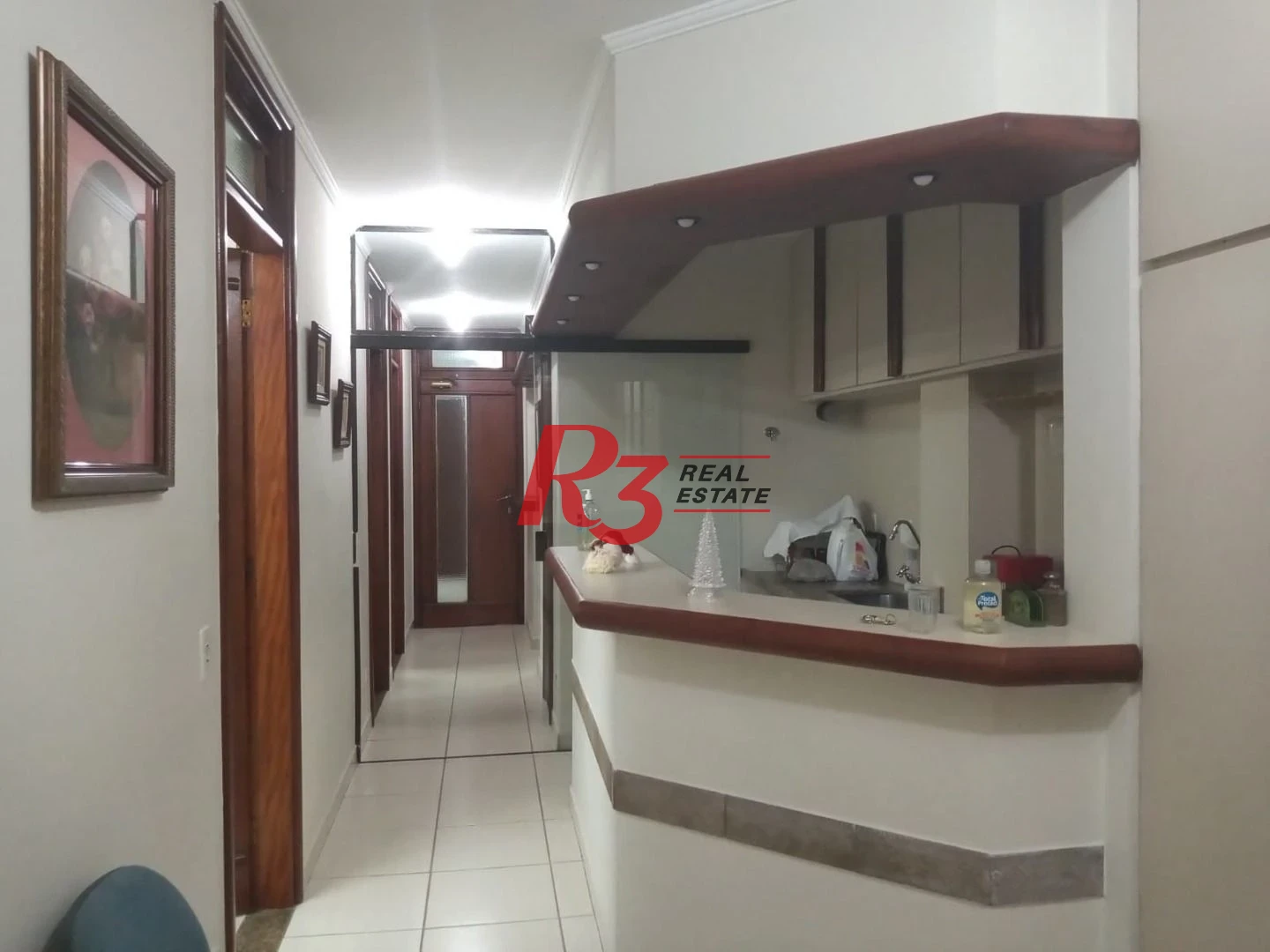 Sala, 122 m² - venda por R$ 650.000,00 ou aluguel por R$ 6.500,00/mês - Encruzilhada - Santos/SP