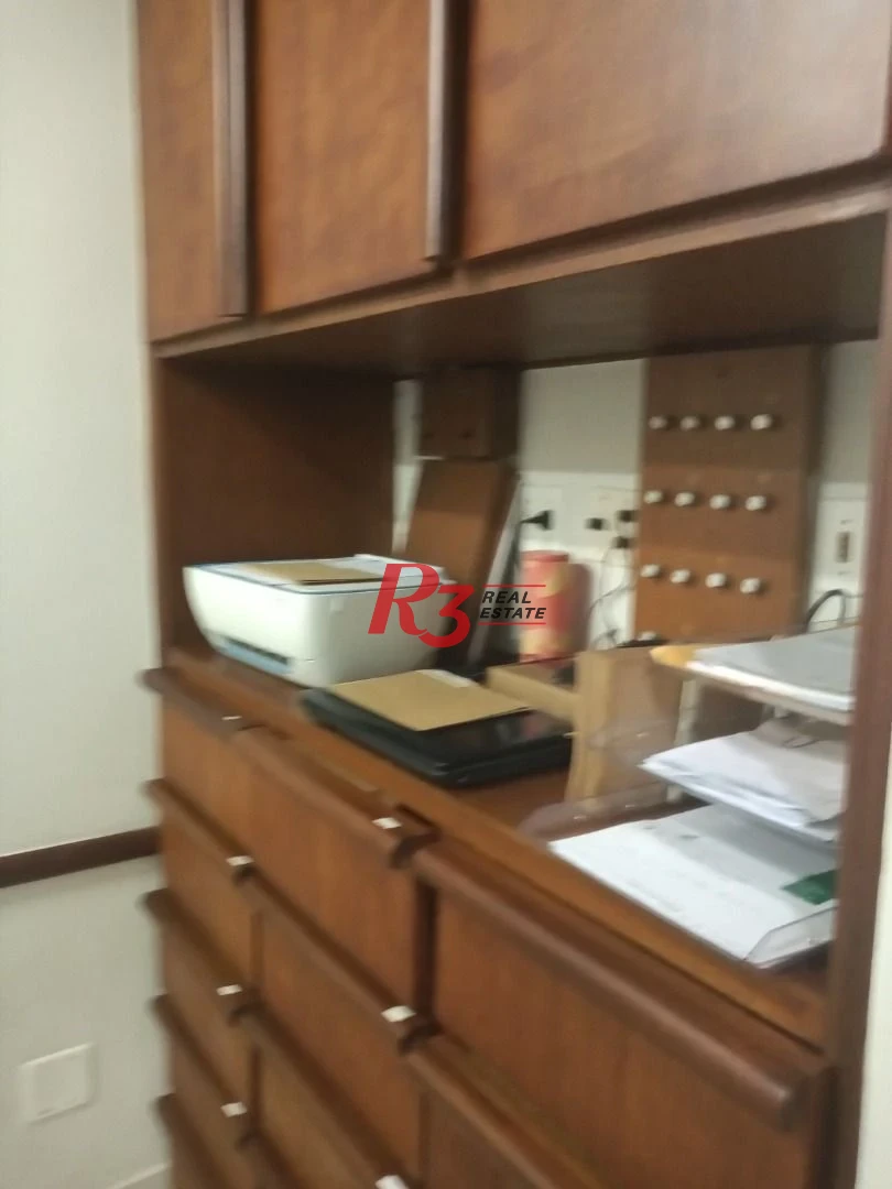 Sala, 122 m² - venda por R$ 650.000,00 ou aluguel por R$ 6.500,00/mês - Encruzilhada - Santos/SP