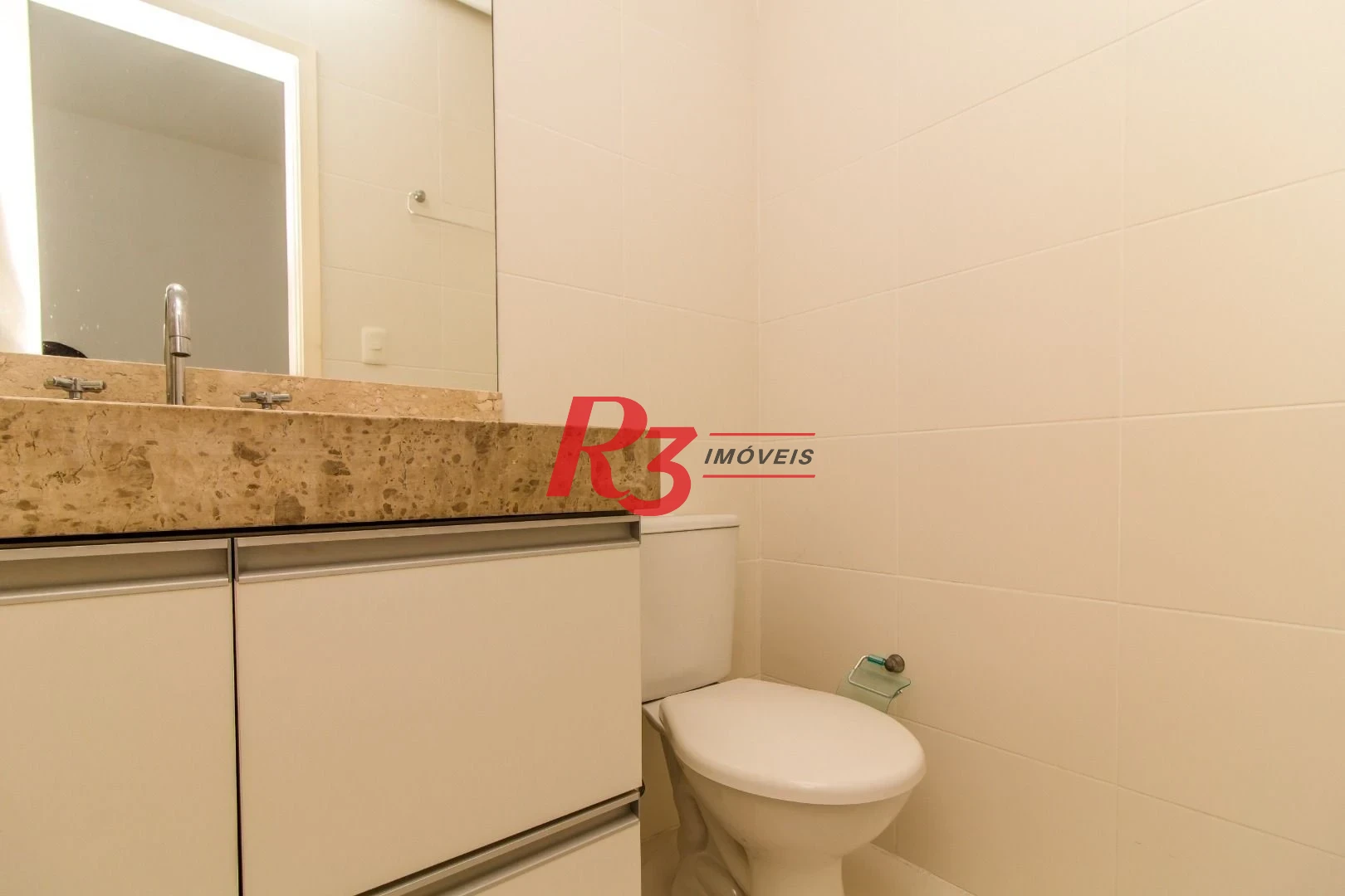 Apartamento com 1 dormitório para alugar, 51 m² por R$ 4.100,00/mês - José Menino - Santos/SP