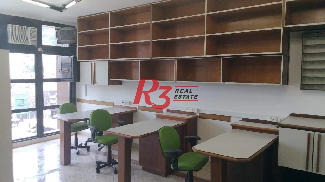 Sala para alugar, 45 m² por R$ 2.500,00/mês - Centro - Santos/SP