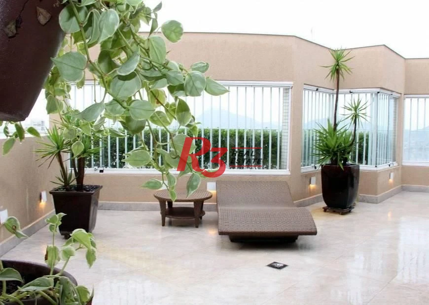 Cobertura com 4 dormitórios à venda, 600 m² por R$ 10.700.000,00 - Ponta da Praia - Santos/SP