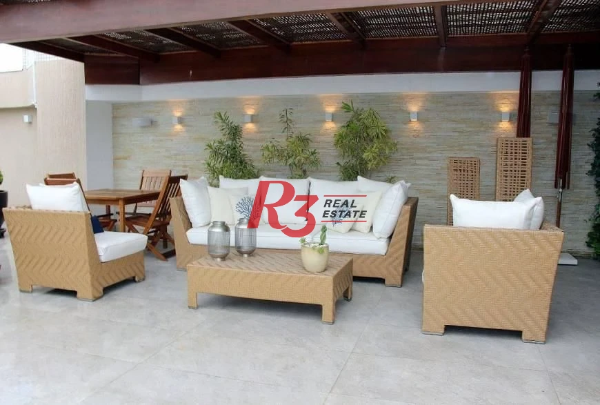 Cobertura com 4 dormitórios à venda, 600 m² por R$ 10.700.000,00 - Ponta da Praia - Santos/SP