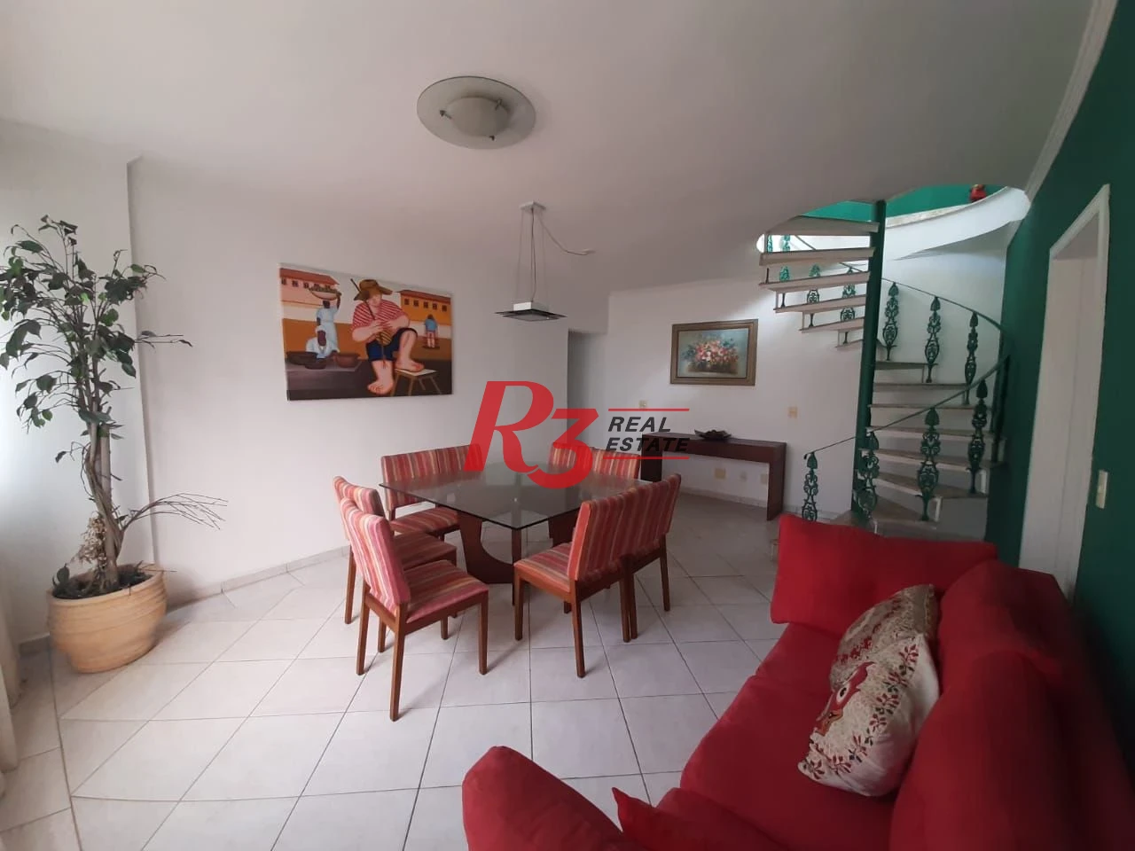Cobertura com 3 dormitórios à venda, 300 m² por R$ 1.500.000,00 - Pompéia - Santos/SP