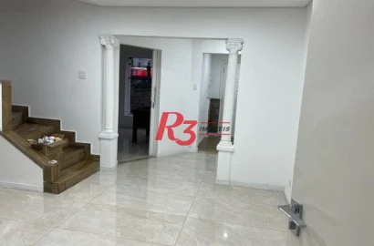 Sobrado para alugar, 200 m² por R$ 12.000,00/mês - José Menino - Santos/SP