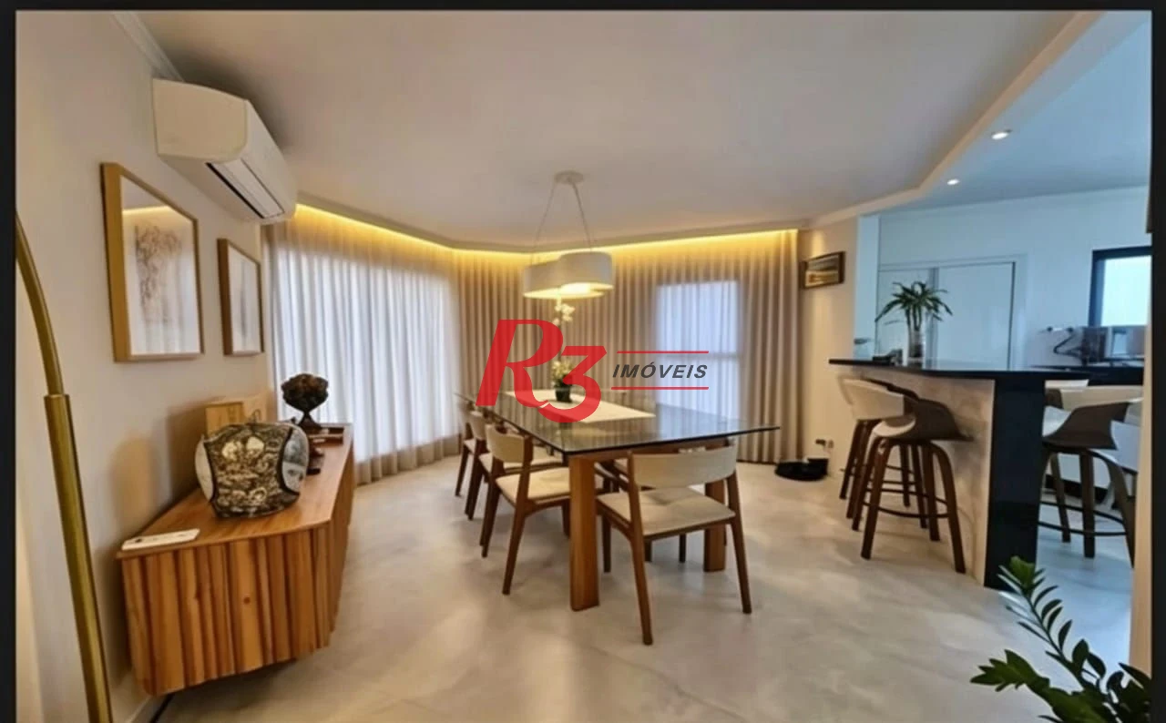 Apartamento com 4 dormitórios à venda, 252 m² - Boqueirão - Santos/SP