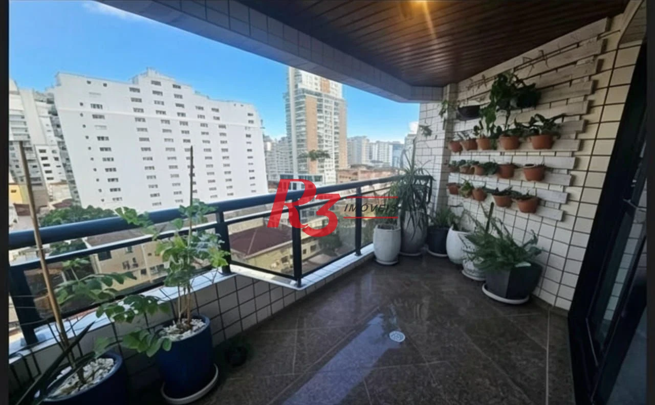 Apartamento com 4 dormitórios à venda, 252 m² - Boqueirão - Santos/SP
