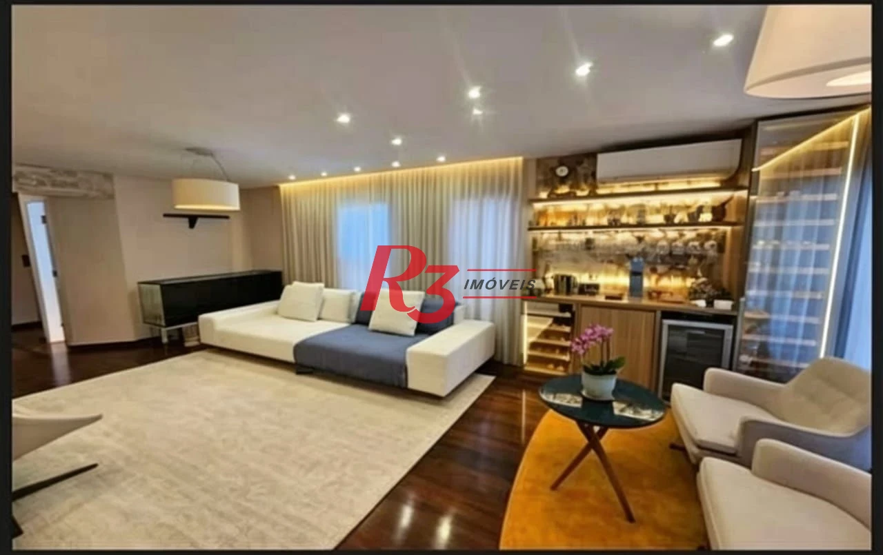 Apartamento com 4 dormitórios à venda, 252 m² - Boqueirão - Santos/SP